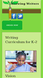 Mobile Screenshot of growingwriters.org